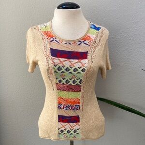 KENZO JUNGLE Mixed Material Top XL